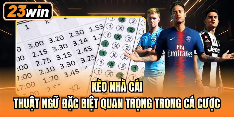 Kèo nhà cái - thuật ngữ đặc biệt quan trọng trong cá cược
