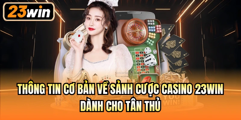 Thông tin cơ bản về sảnh cược Casino 23Win dành cho tân thủ
